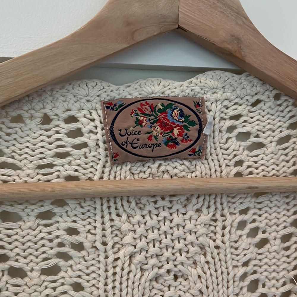 Voice of Europe vintage cardigan - Picture 3 of 3
